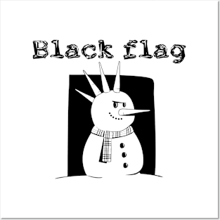 Black flag Posters and Art